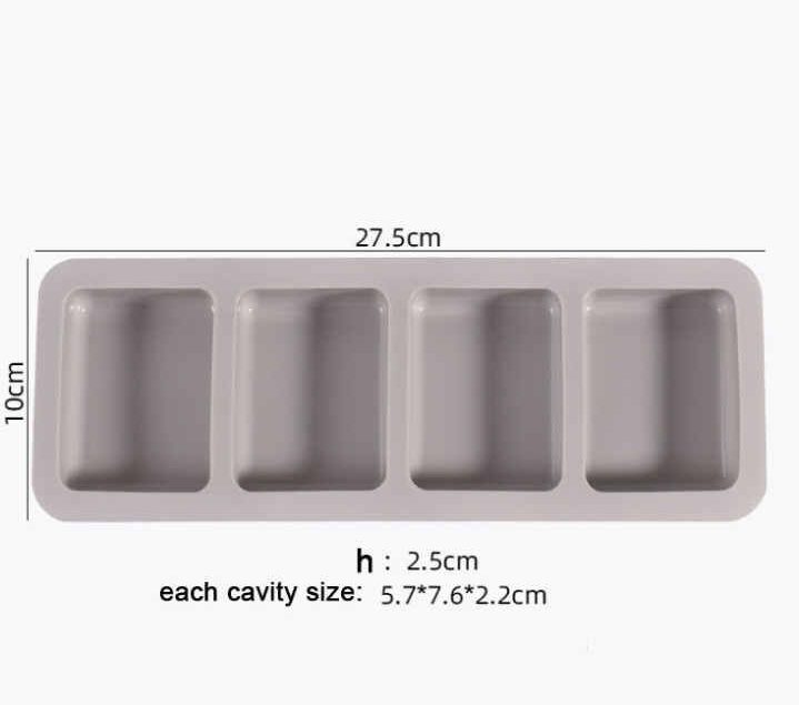Rectangle Soap Mould - Image 3