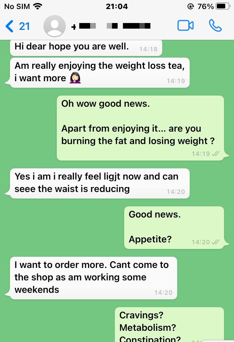 WEIGHT LOSS/FAT BURNER/Mkhaba/Tummy slimming tea bags 14 days pack - Image 5
