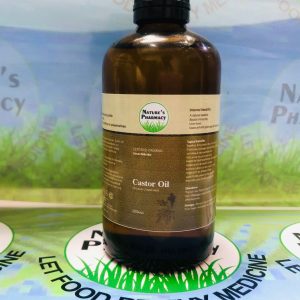 ORGANIC CASTOR OIL  COLD PRESSED HEXANE FREE 100ml Glass bottle