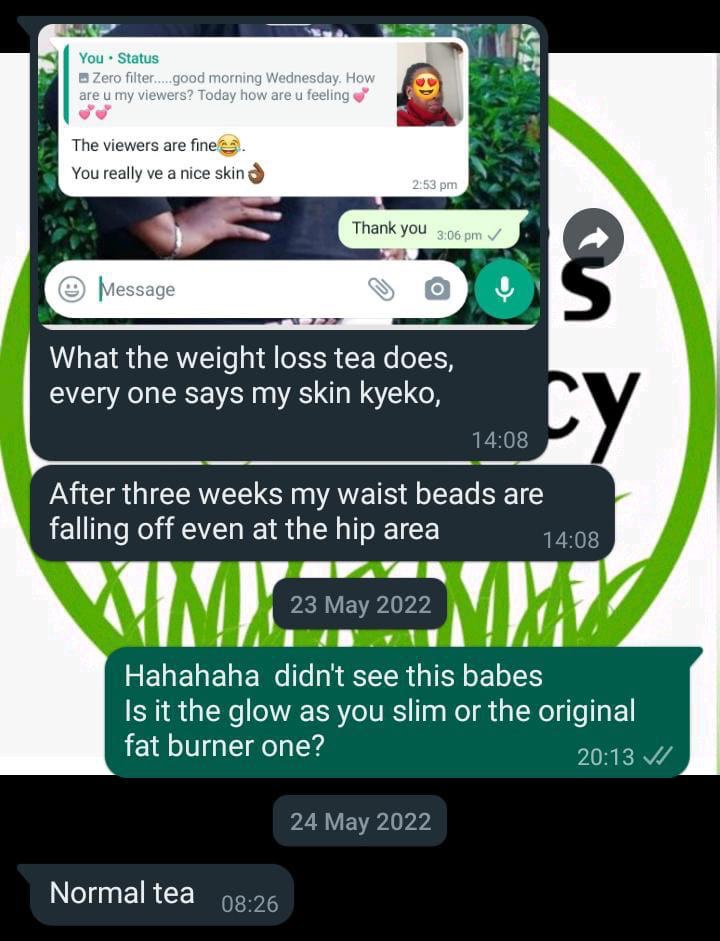 WEIGHT LOSS/FAT BURNER/Mkhaba/Tummy slimming tea 50gms(2weeks pack) - Image 7