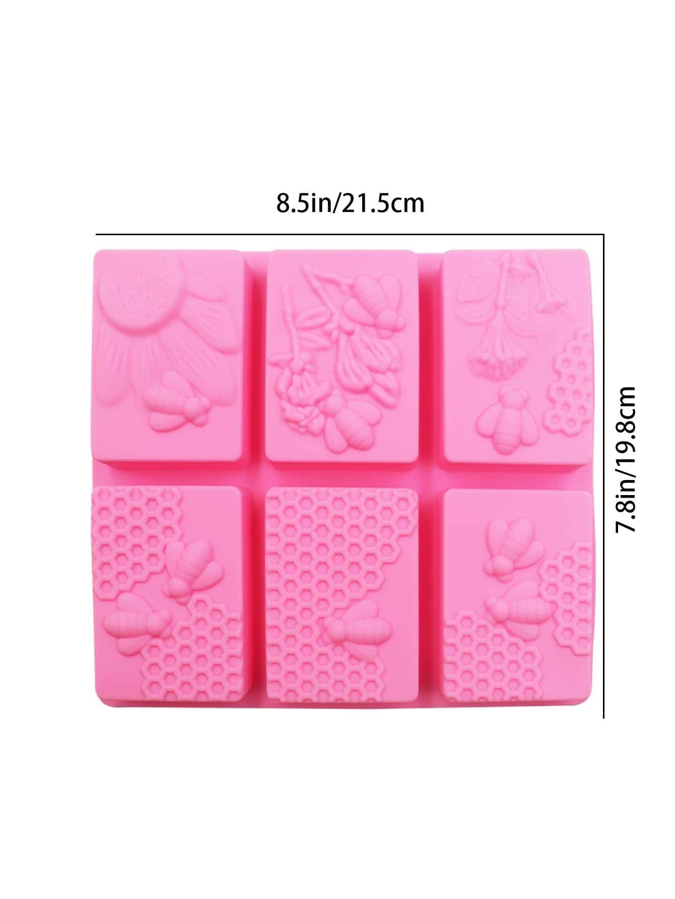 Honeycomb Soap Mold Silicone Soap Molds for Handmade Soap Rectangular - Image 6