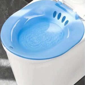 Plastic sitz bath tub