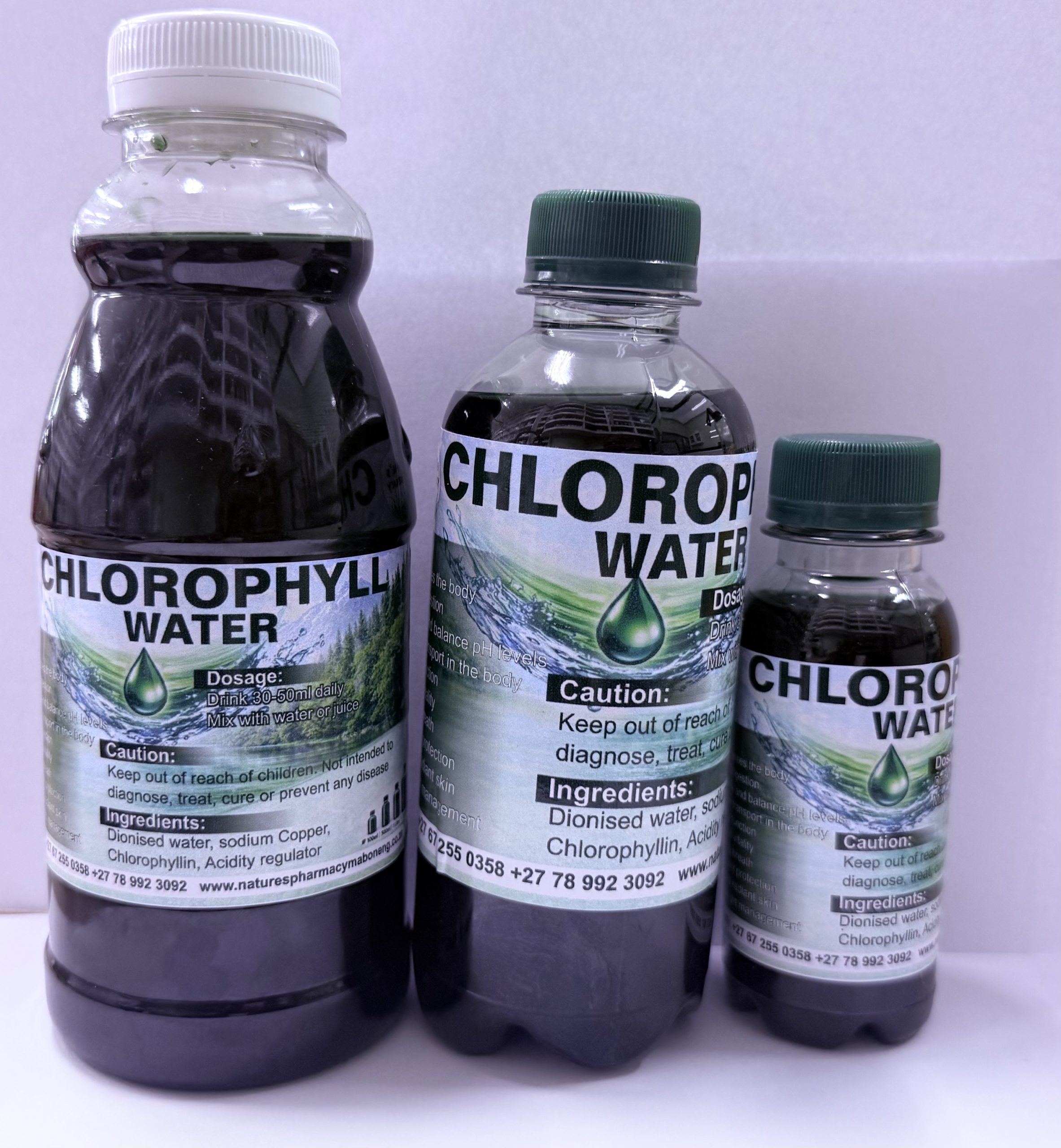 Chlorophyll water