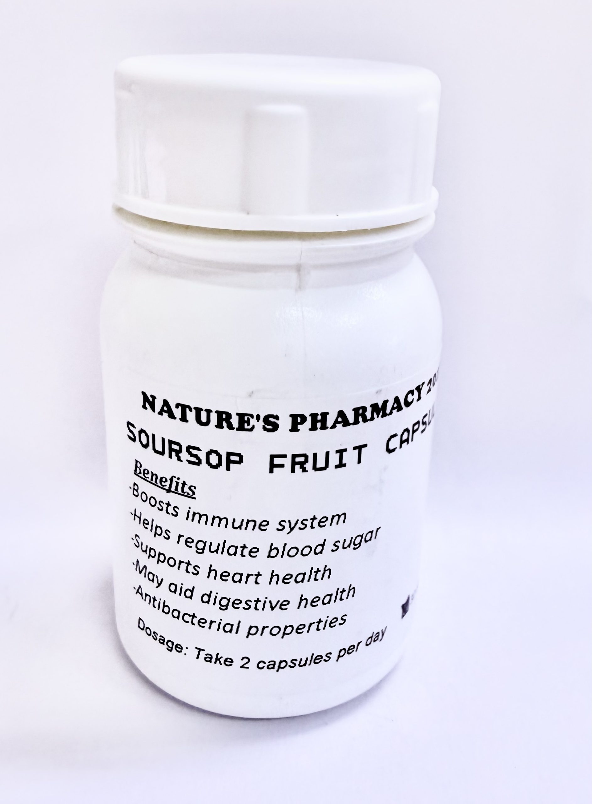 Soursop fruit powder capsules 60s