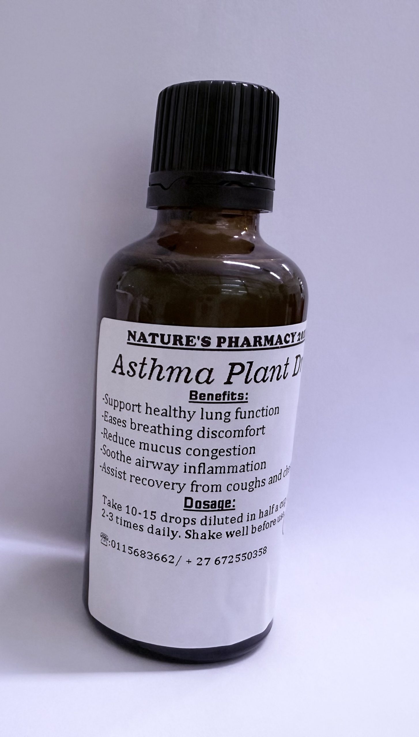 Asthma plant tincture 50mls