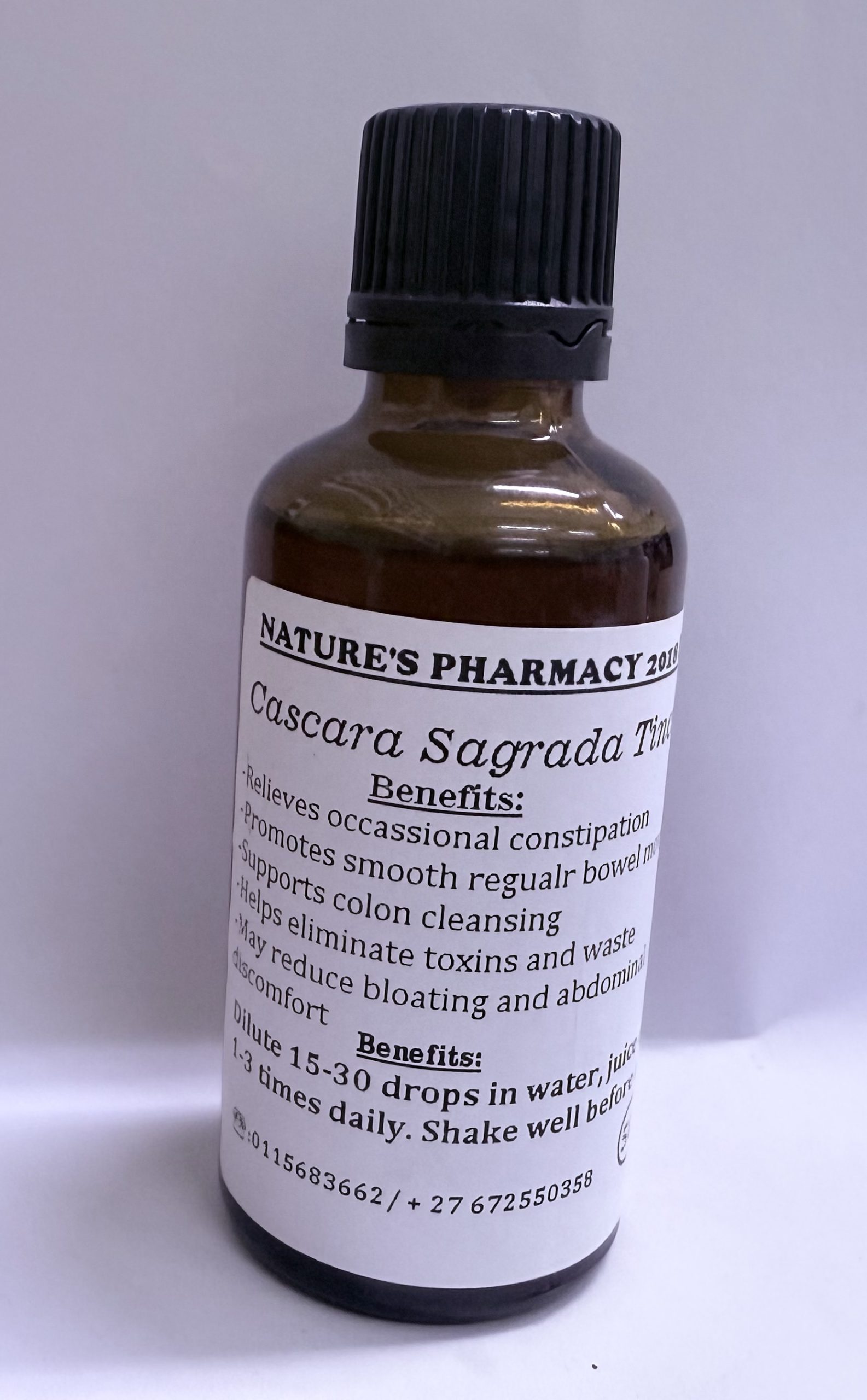 Cascara sagrada tincture 50mls