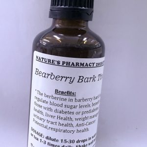 Bear berry bark tincture 50mls