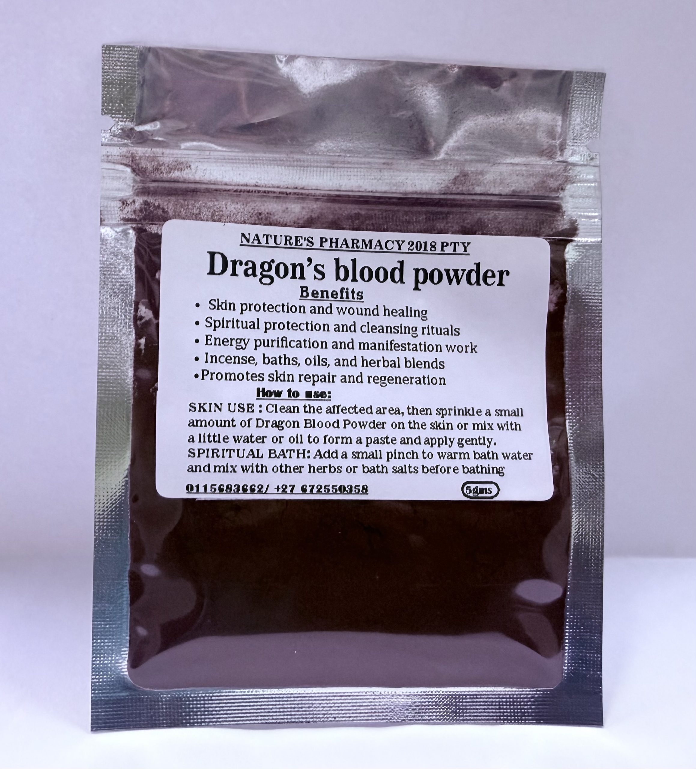 Dragon’s blood powder 5grams