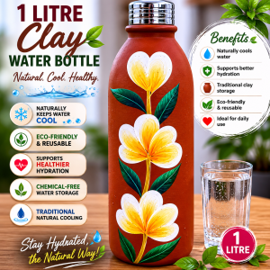 Clay bottle 1 litre