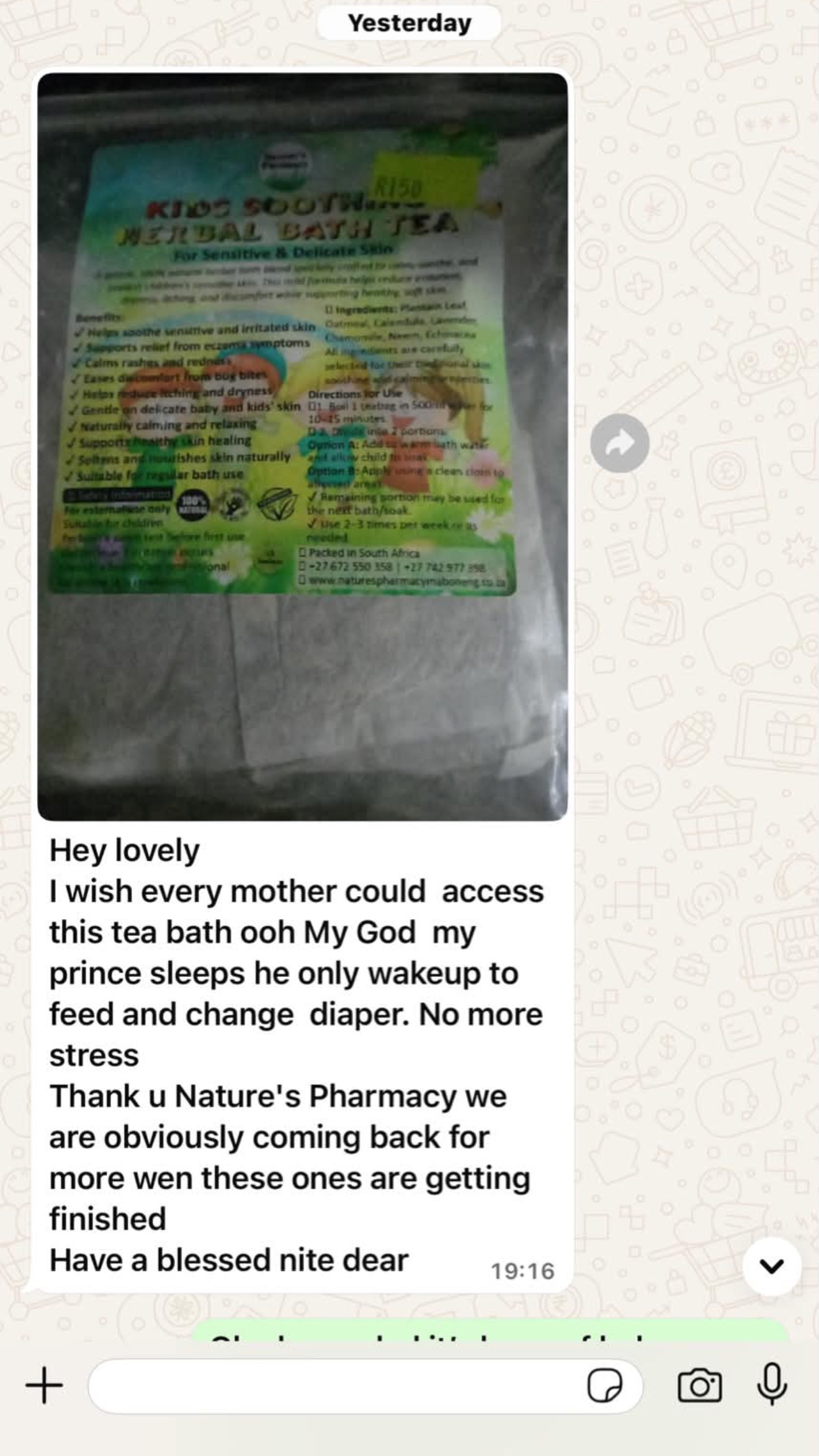 Kids soothing herbal bath tea - Image 2