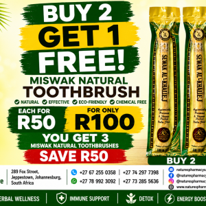 MISWAK NATURAL TOOTHBRUSH SPECIAL – BUY 2, GET 1 FREE!