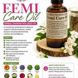 Femi care oil (Labia elongation herbal oil) 50mls