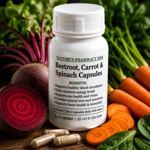 Beetroot, Carrot & Spinach Capsules 30s