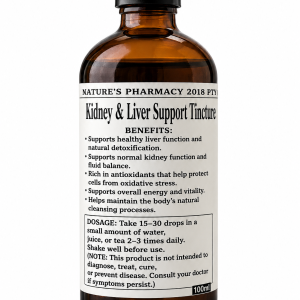 Kidney and Liver detox/repair tincture 100mls