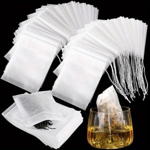 Draw string empty teabags 100s