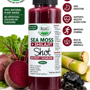 Sea Moss + Shilajit Shot – Beetroot & Sugarcane | 100ml